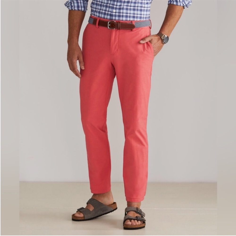 NWT Vineyard Vines On-The-Go Pant in Sailor Red